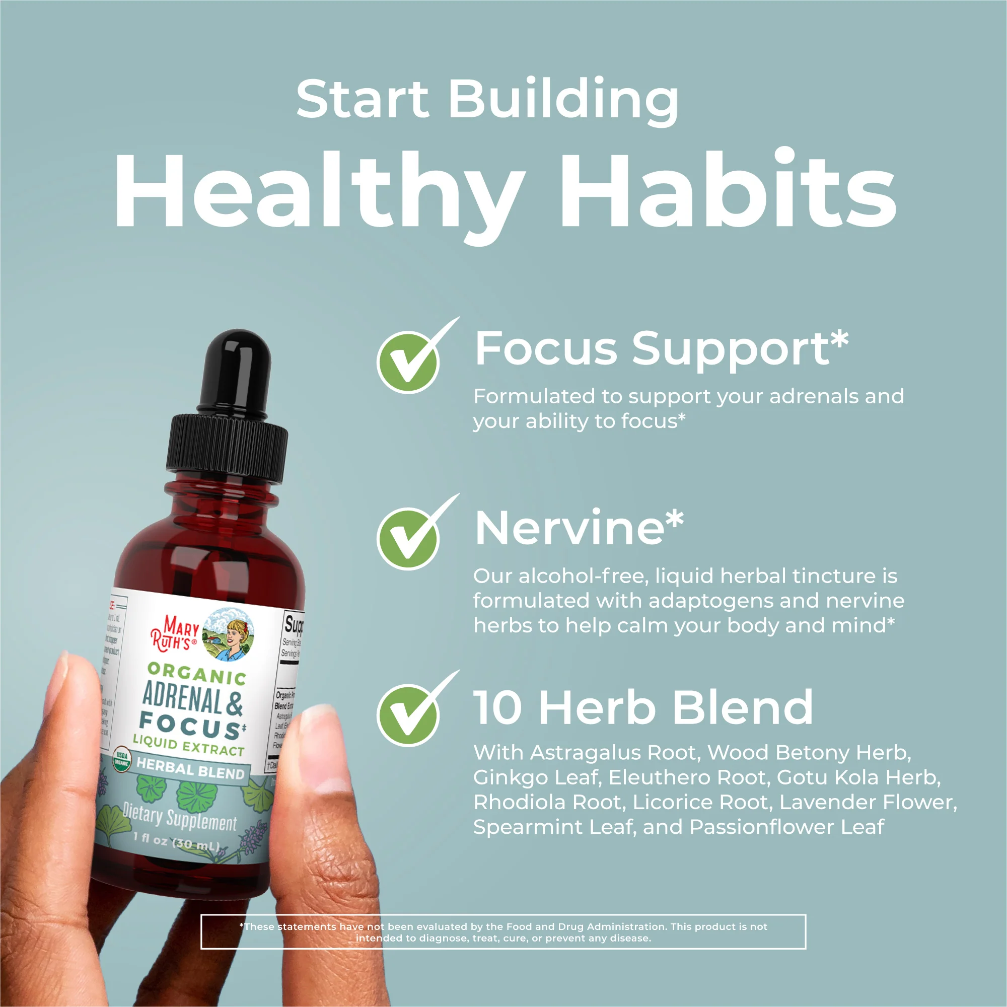 Organic Adrenal & Focus Herbal Blend - Image 5