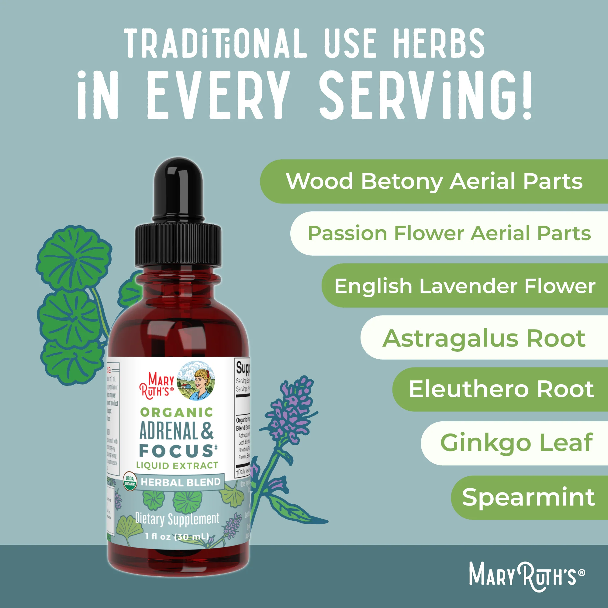 Organic Adrenal & Focus Herbal Blend - Image 7