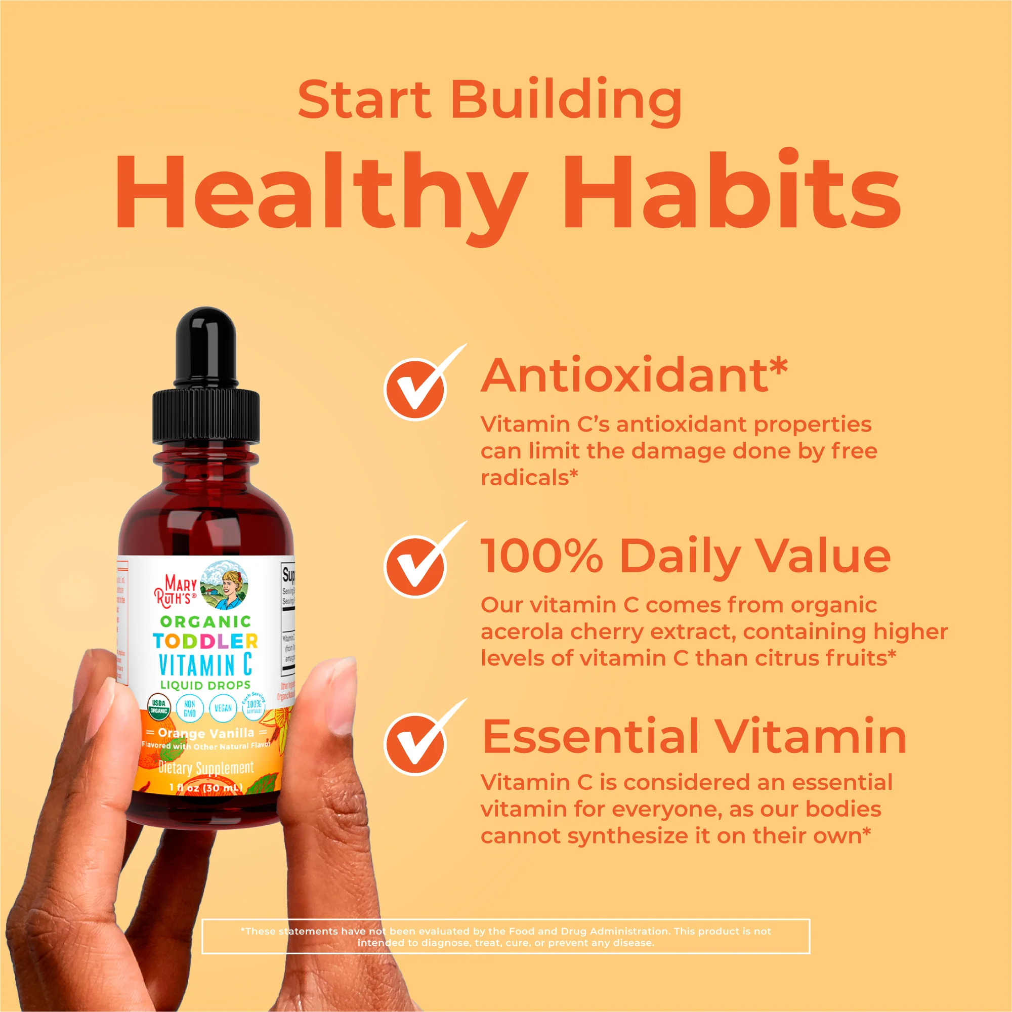 Organic Toddler Vitamin C Liquid Drops - Image 5