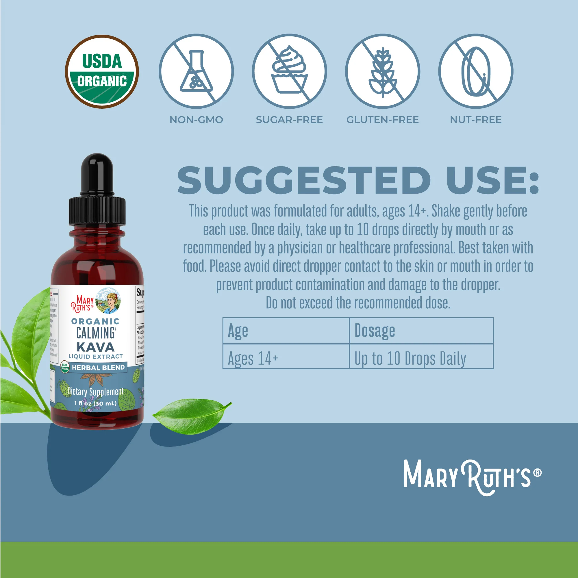Organic Calming Kava Liquid Drops - Image 3