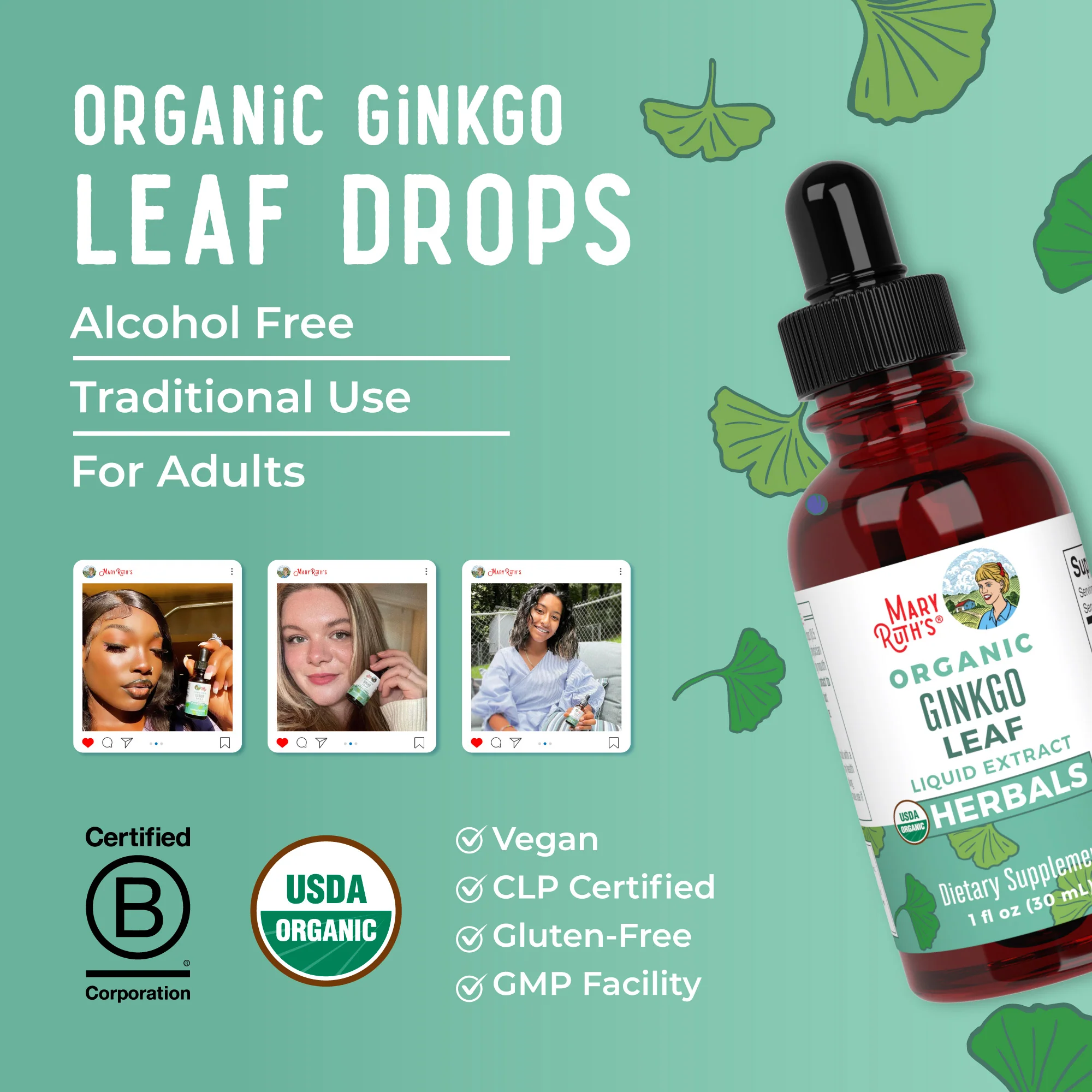 Organic Ginkgo Leaf Liquid Drops - Image 8