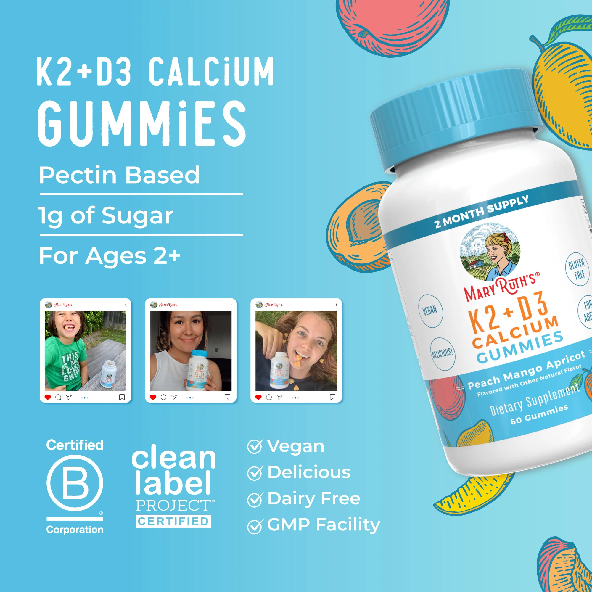 K2 + D3 Calcium Gummies - Image 8