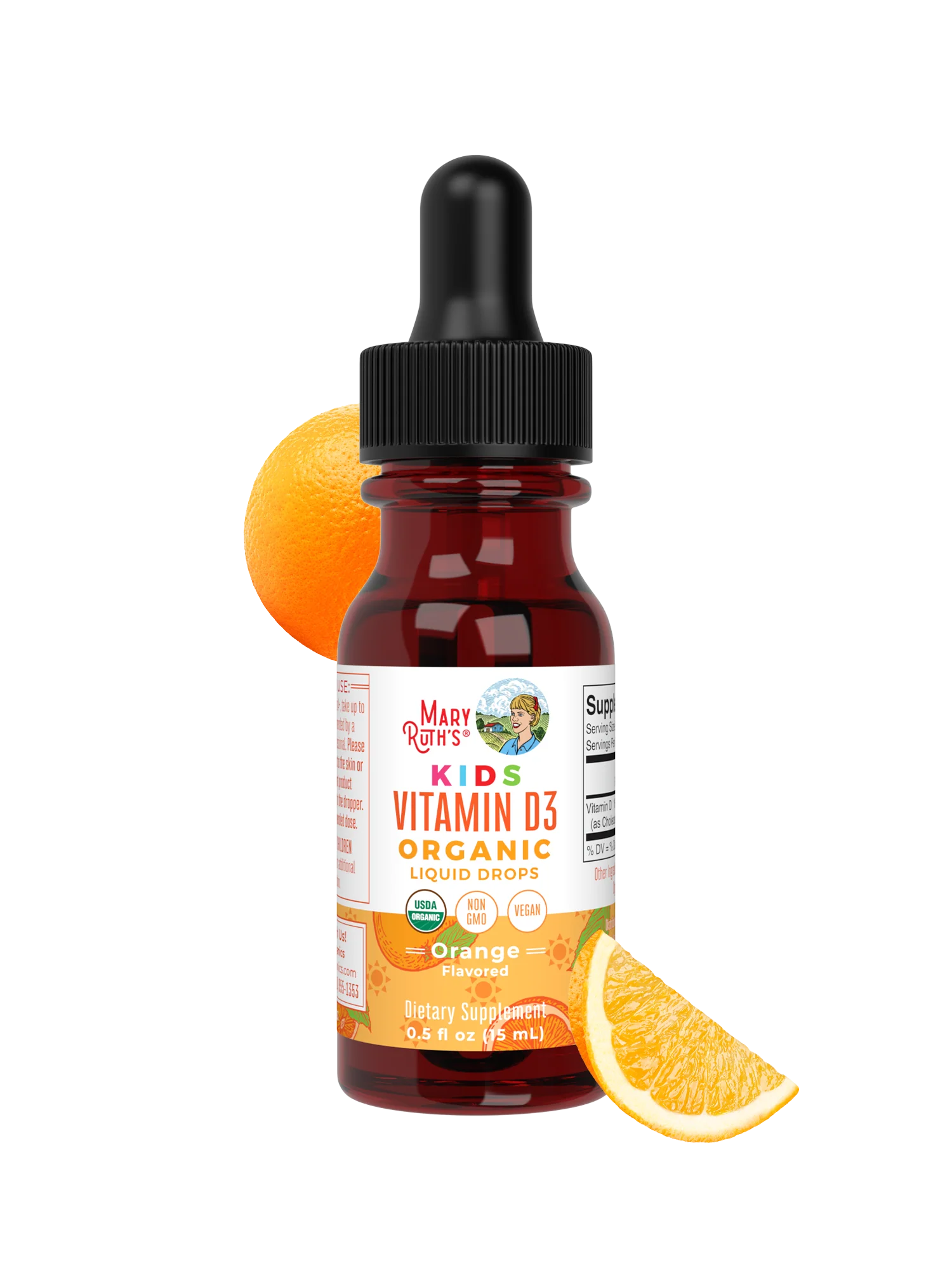 Organic Kids Vitamin D3 Liquid Drops