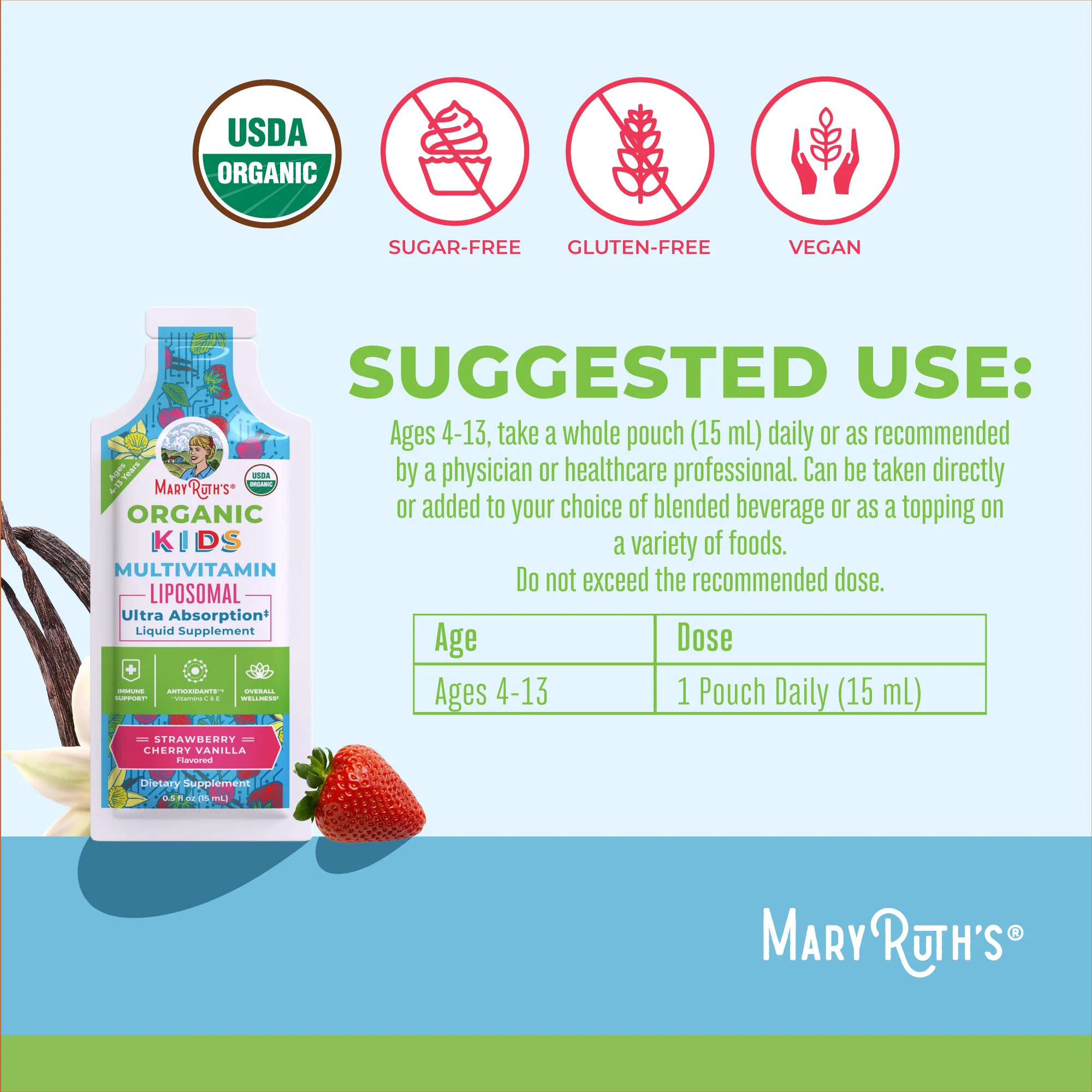 Kids Multivitamin Liposomal Pouches - Image 3