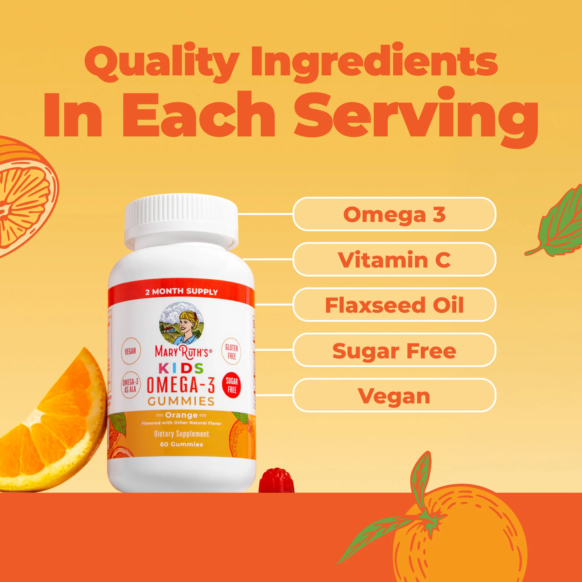Vegan Kids Omega-3 Gummies - Image 5