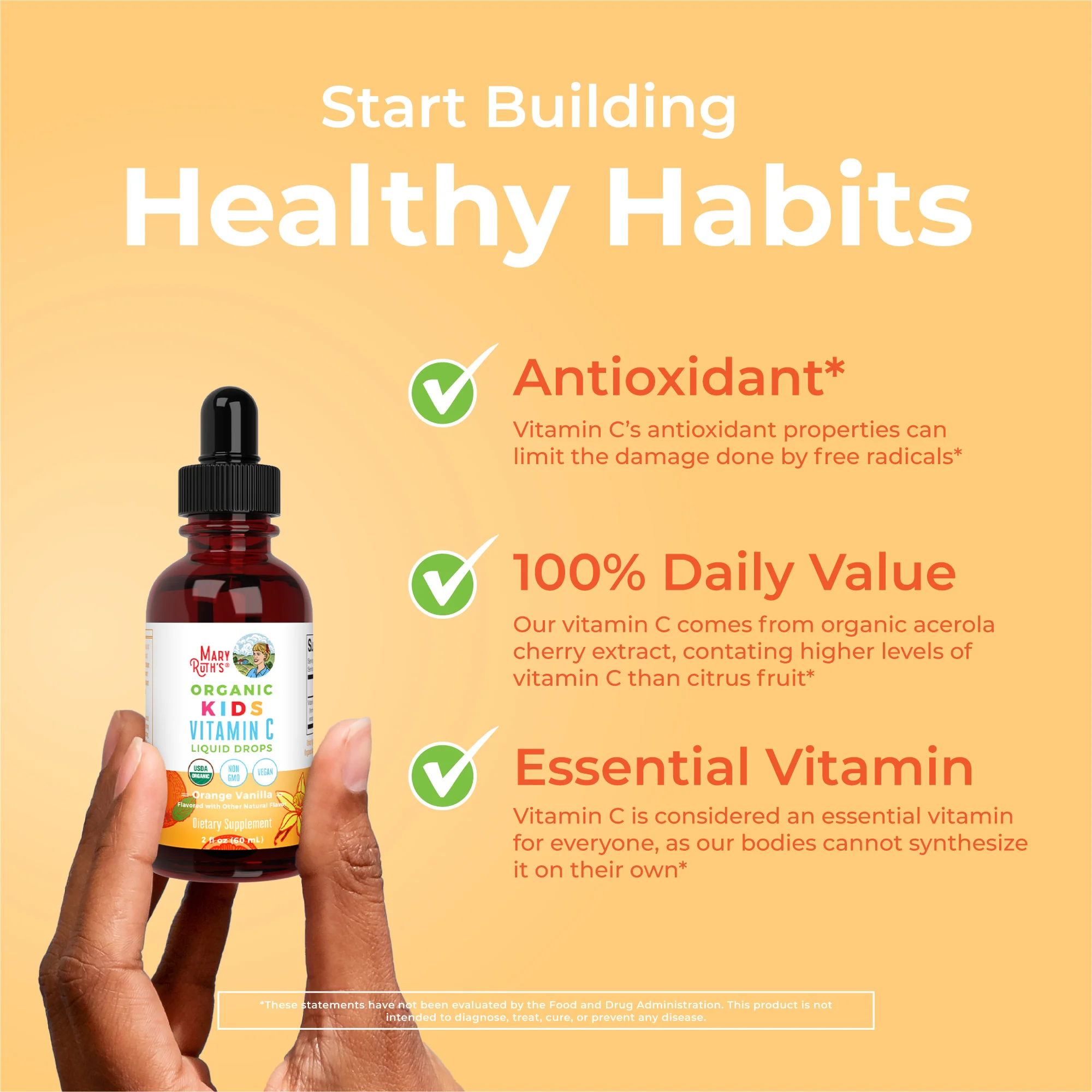 Organic Kids Vitamin C Liquid Drops - Image 5