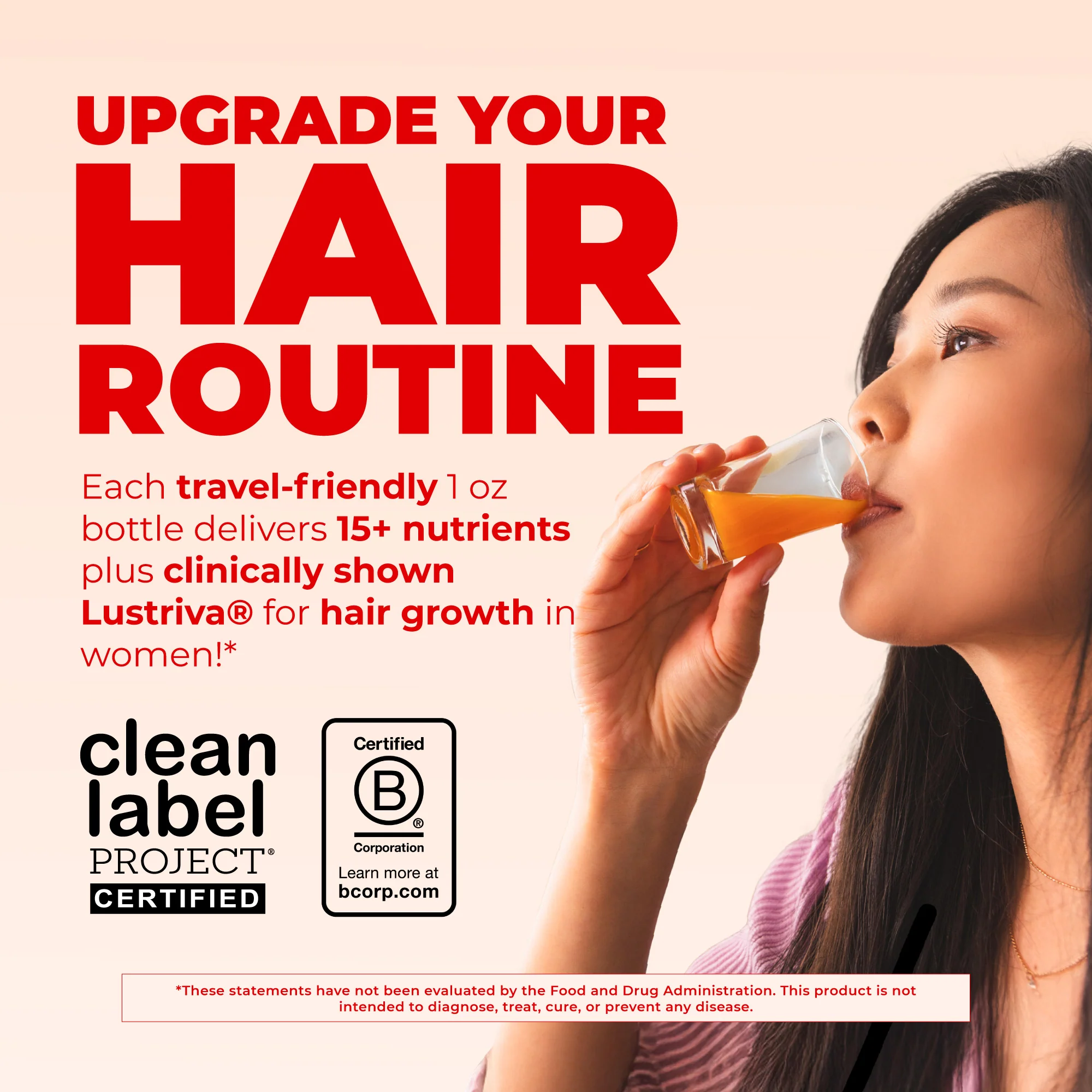 Liquid Morning Multivitamin + Hair Growth Travel Pack - Image 2
