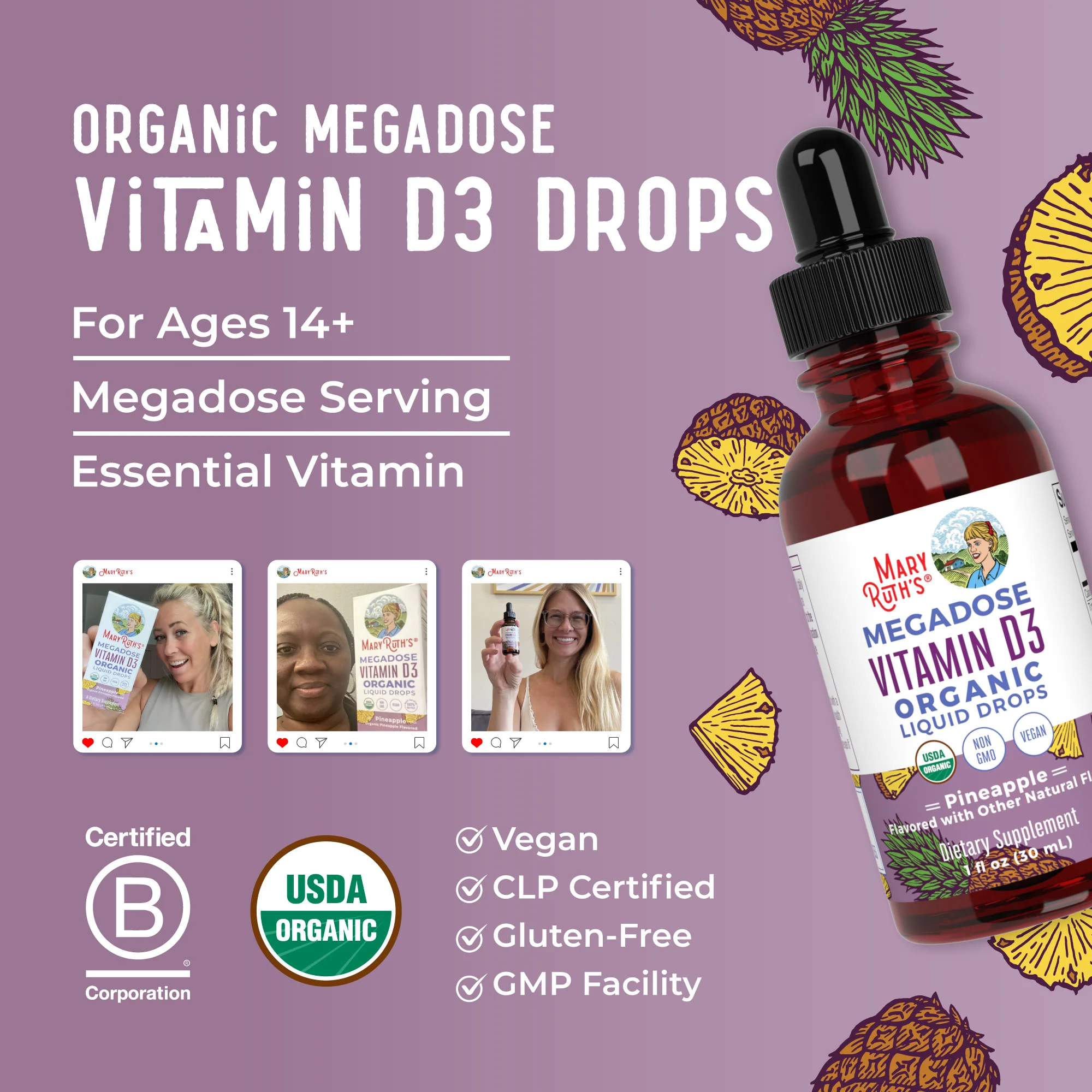 Megadose D3 Organic Liquid Drops - Image 8