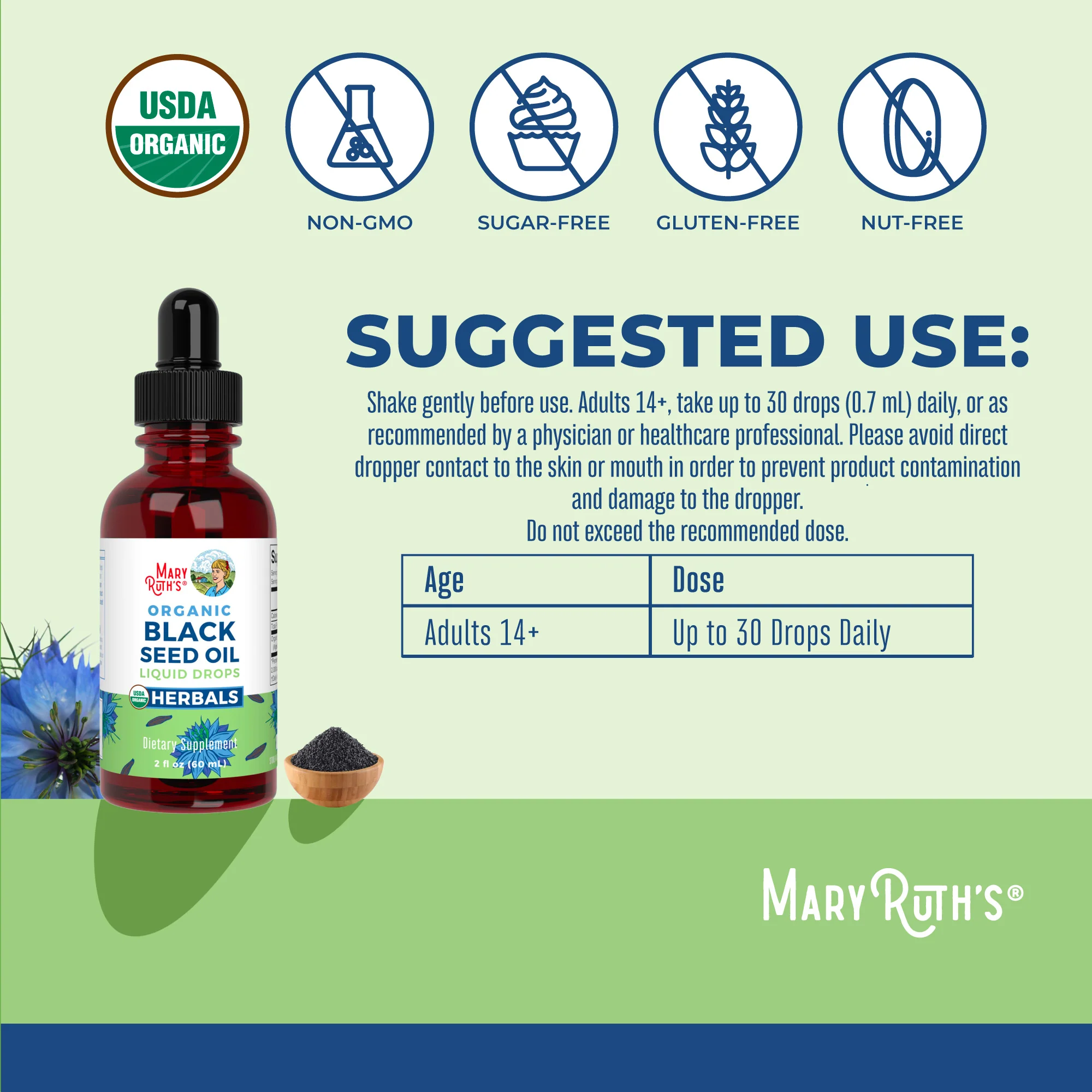 Organic Black Seed Oil Liquid Drops - Image 3