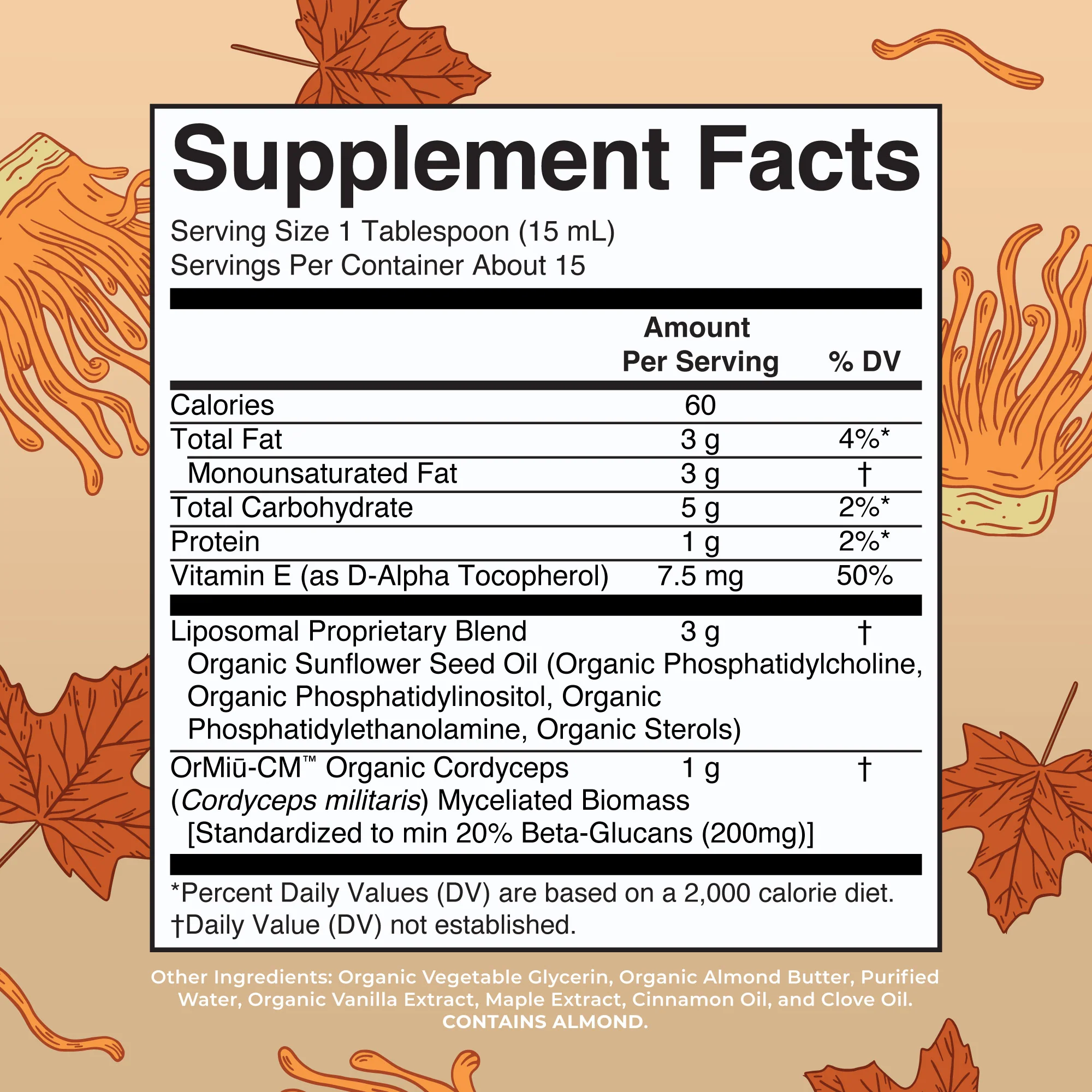 Organic Cordyceps Mushroom Liposomal - Image 2