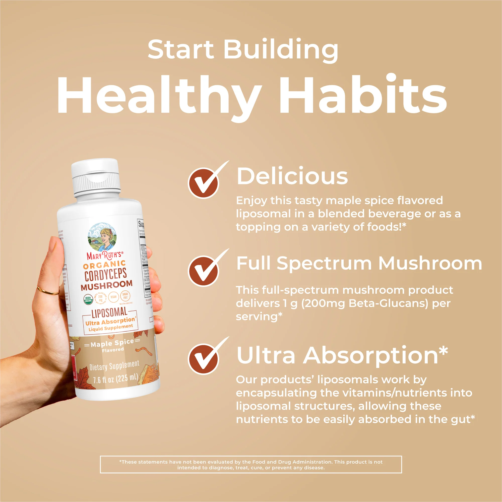 Organic Cordyceps Mushroom Liposomal - Image 3