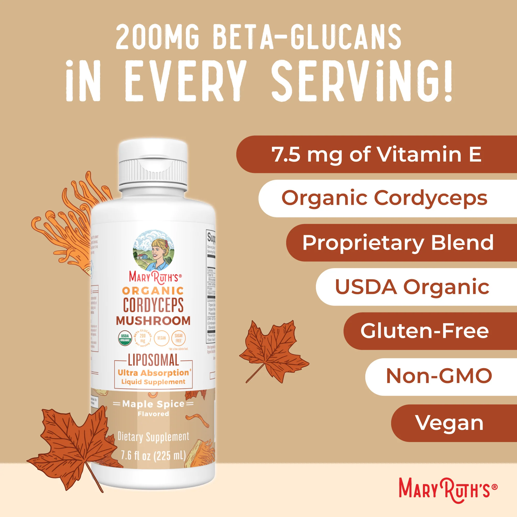 Organic Cordyceps Mushroom Liposomal - Image 7