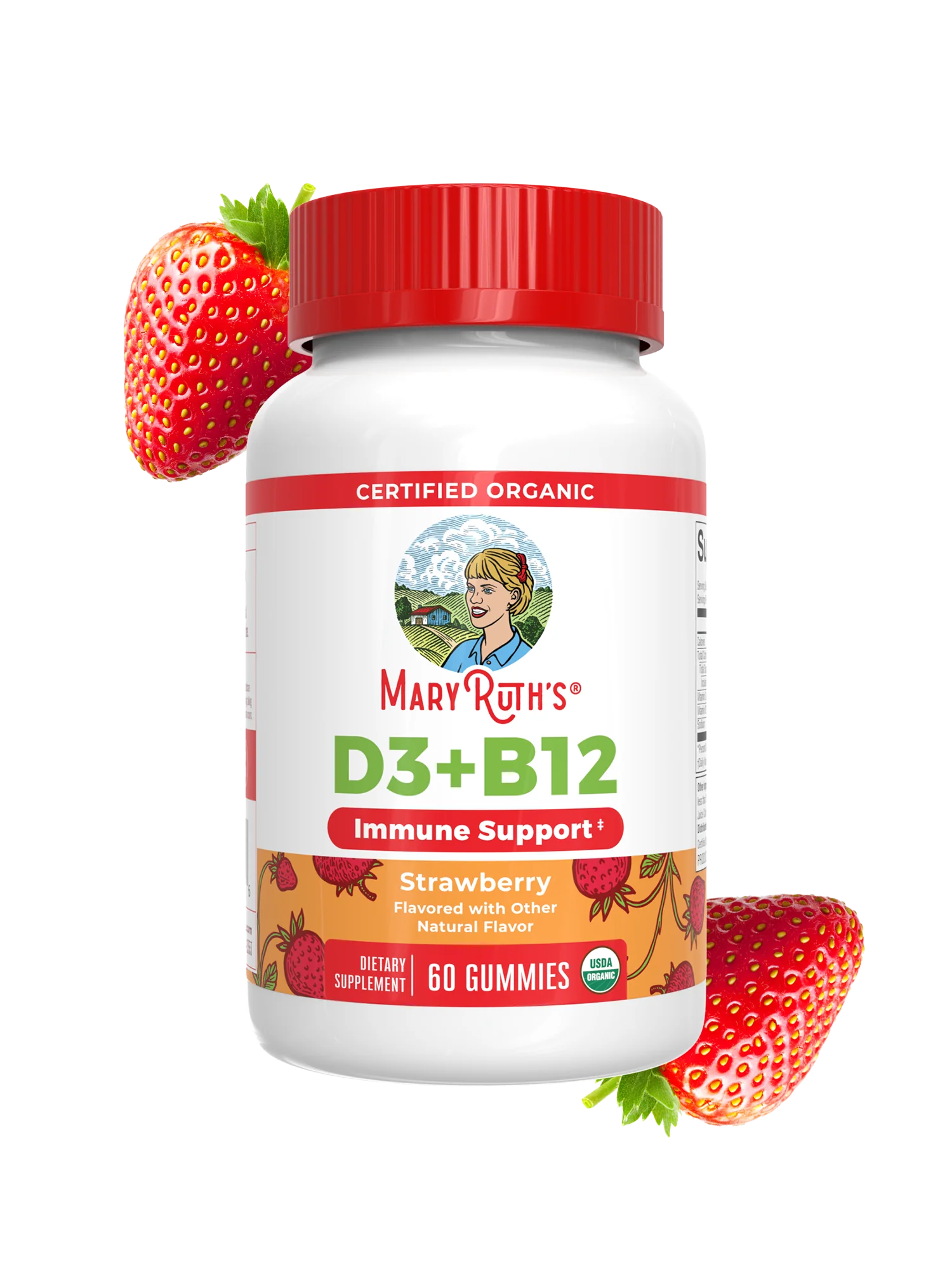 Organic D3+B12 Gummies