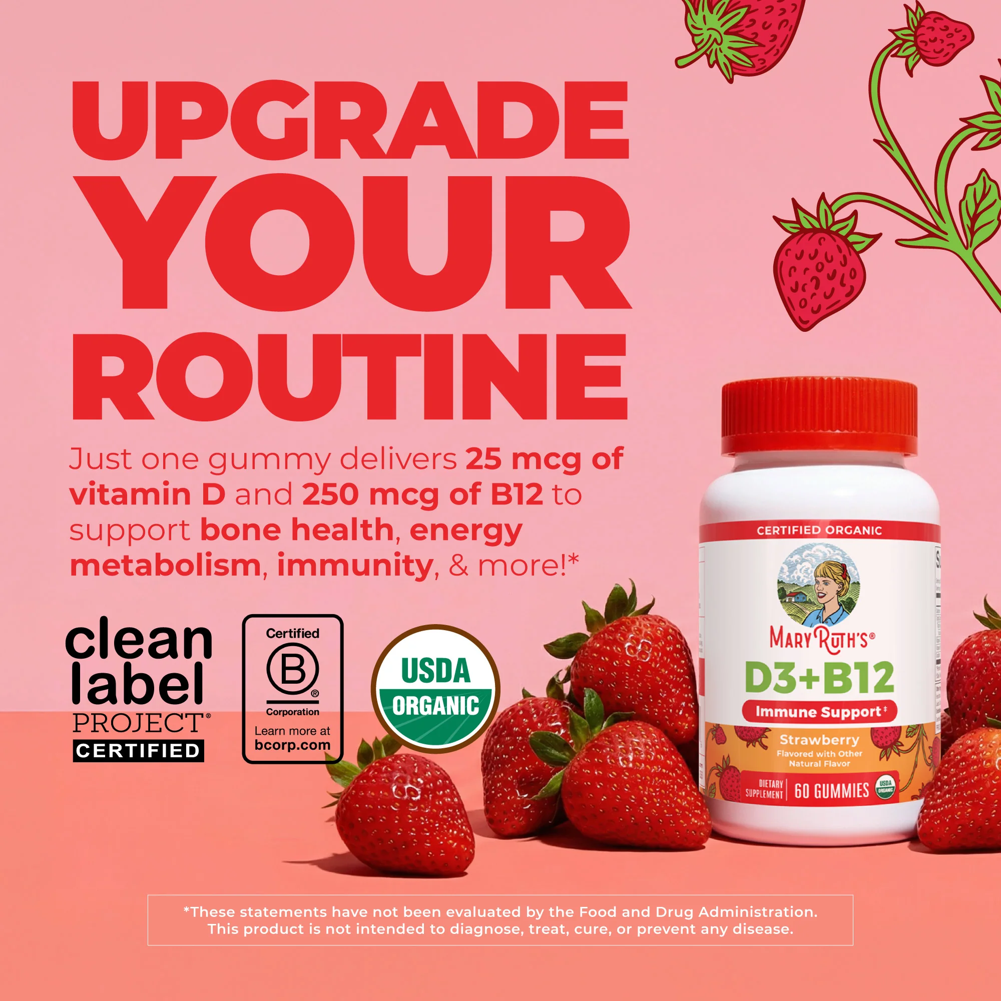 Organic D3+B12 Gummies - Image 2
