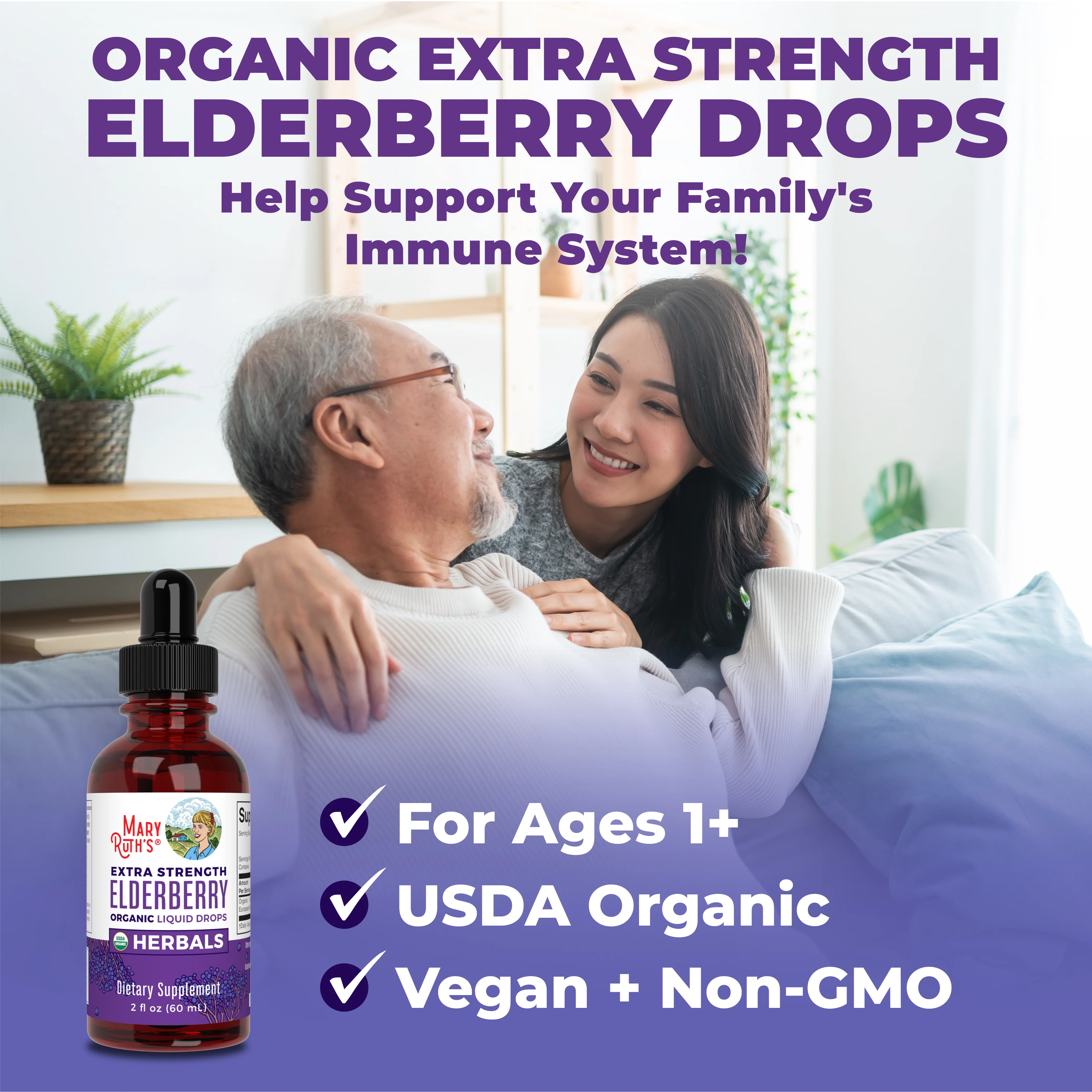 Organic Elderberry Extra Strength Liquid Drops - Image 7