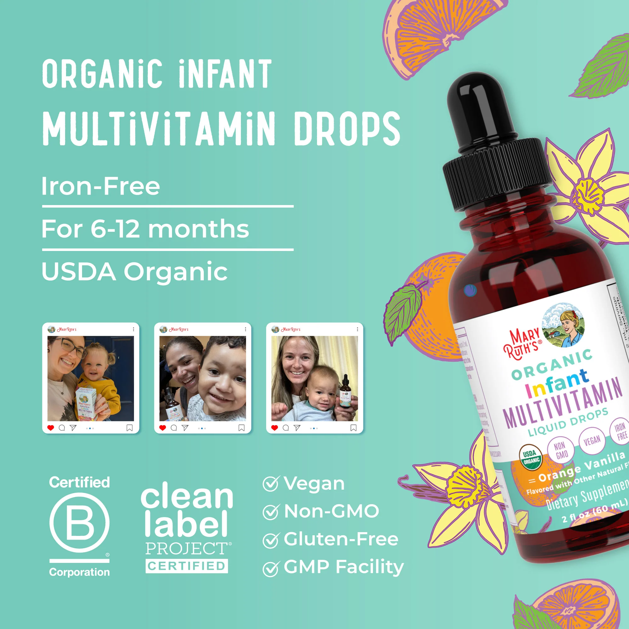 Organic Infant Multivitamin Liquid Drops - Image 8