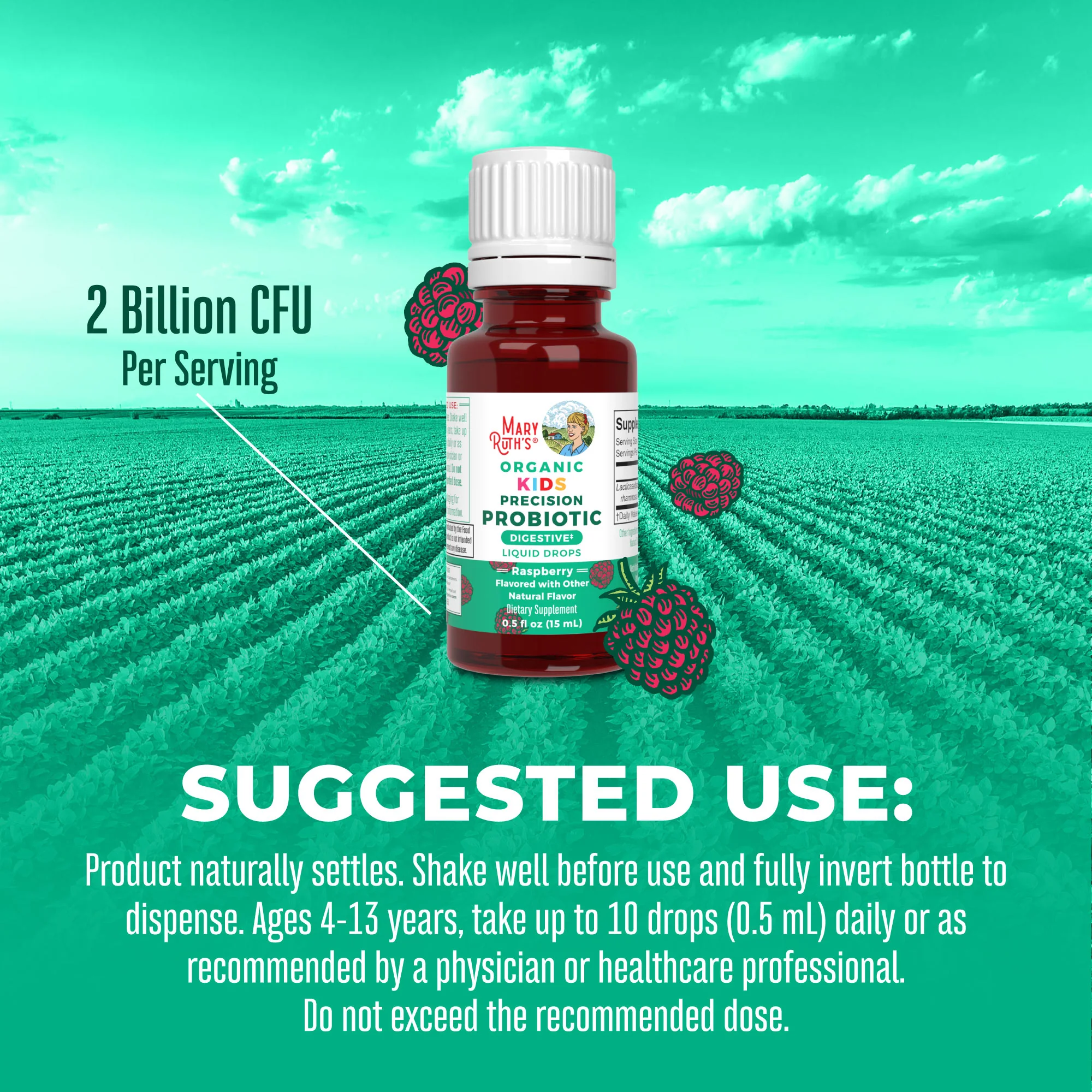 Organic Kids Precision Probiotic Digestive Liquid Drops - Image 6
