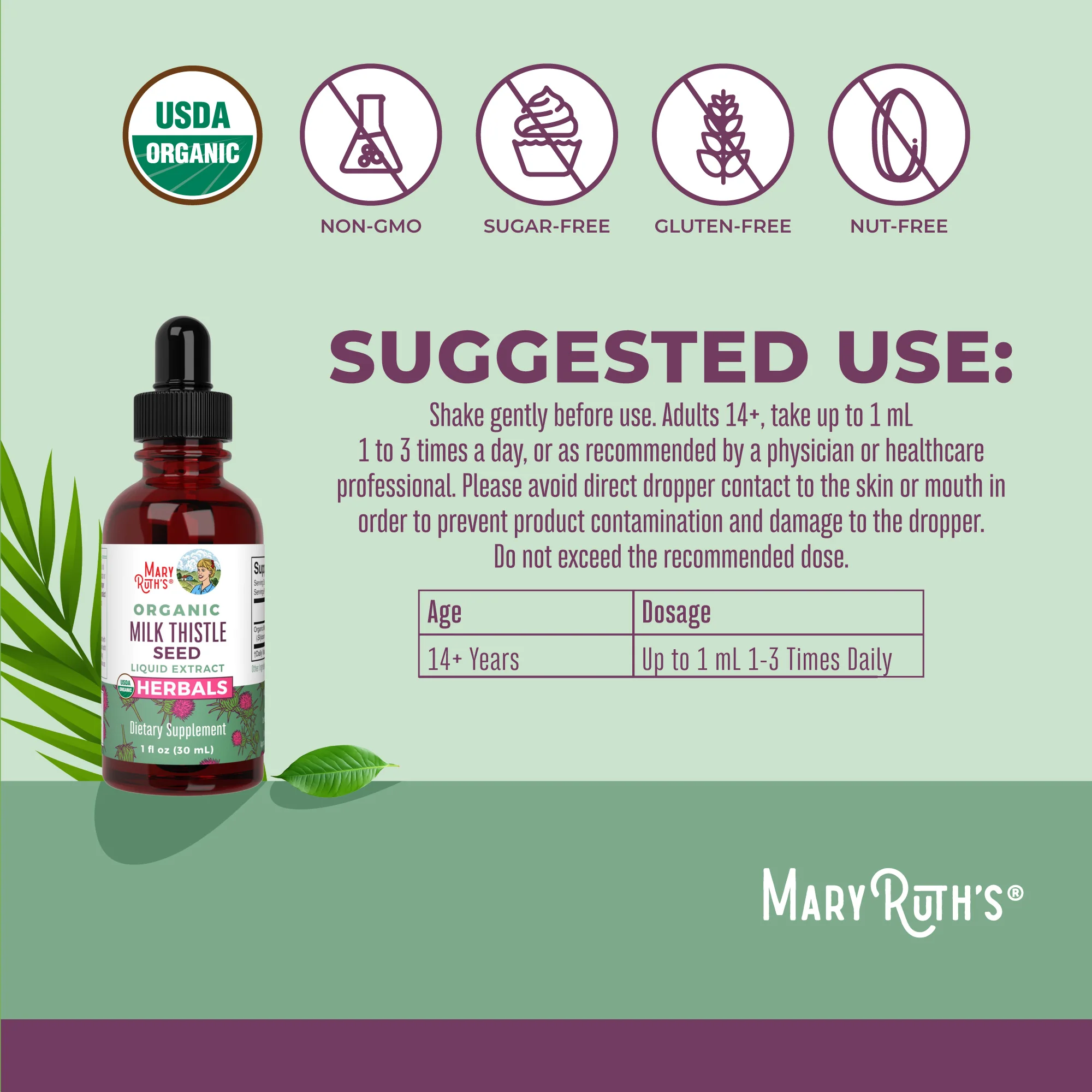 Organic Milk Thistle Seed Liquid Drops - Image 3