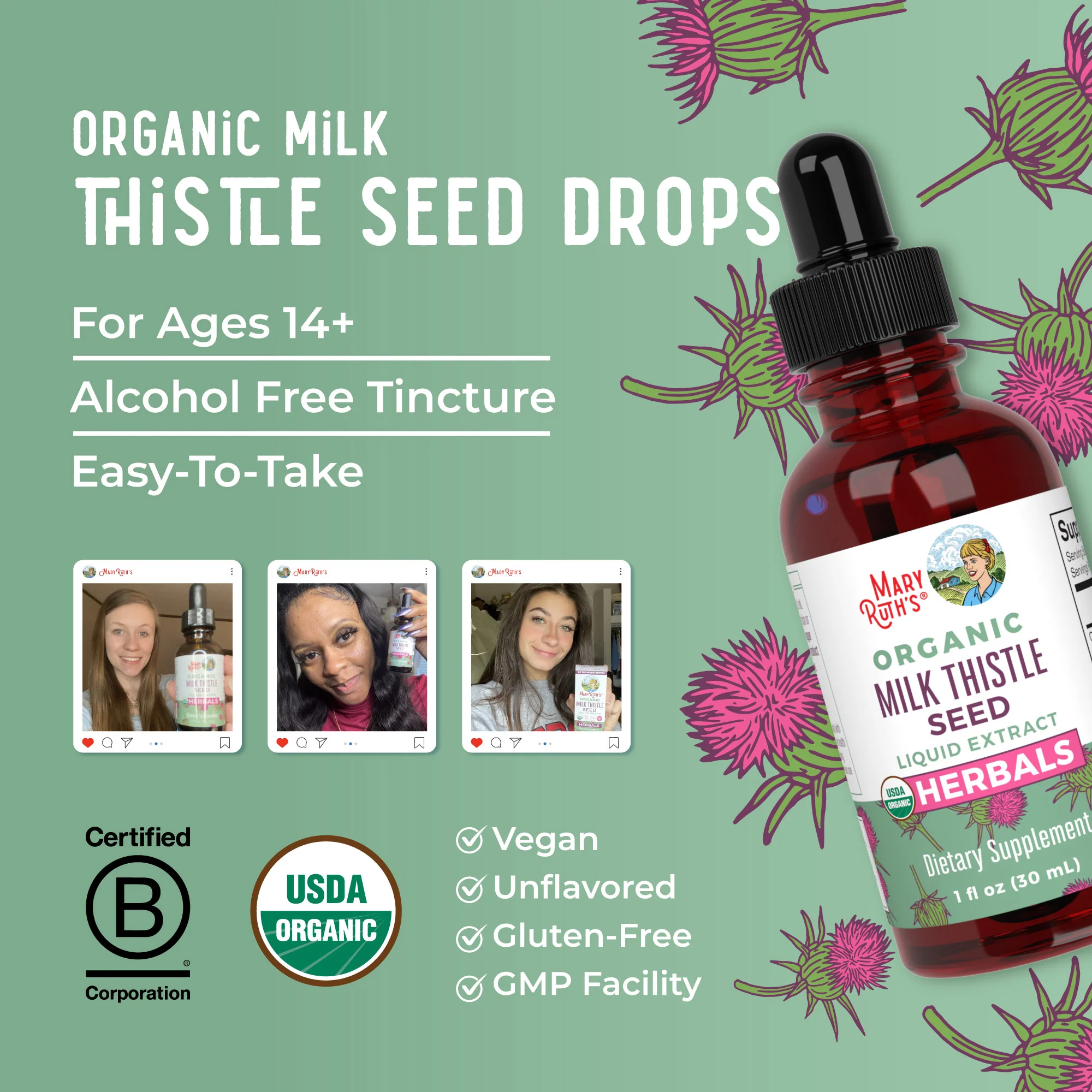 Organic Milk Thistle Seed Liquid Drops - Image 8