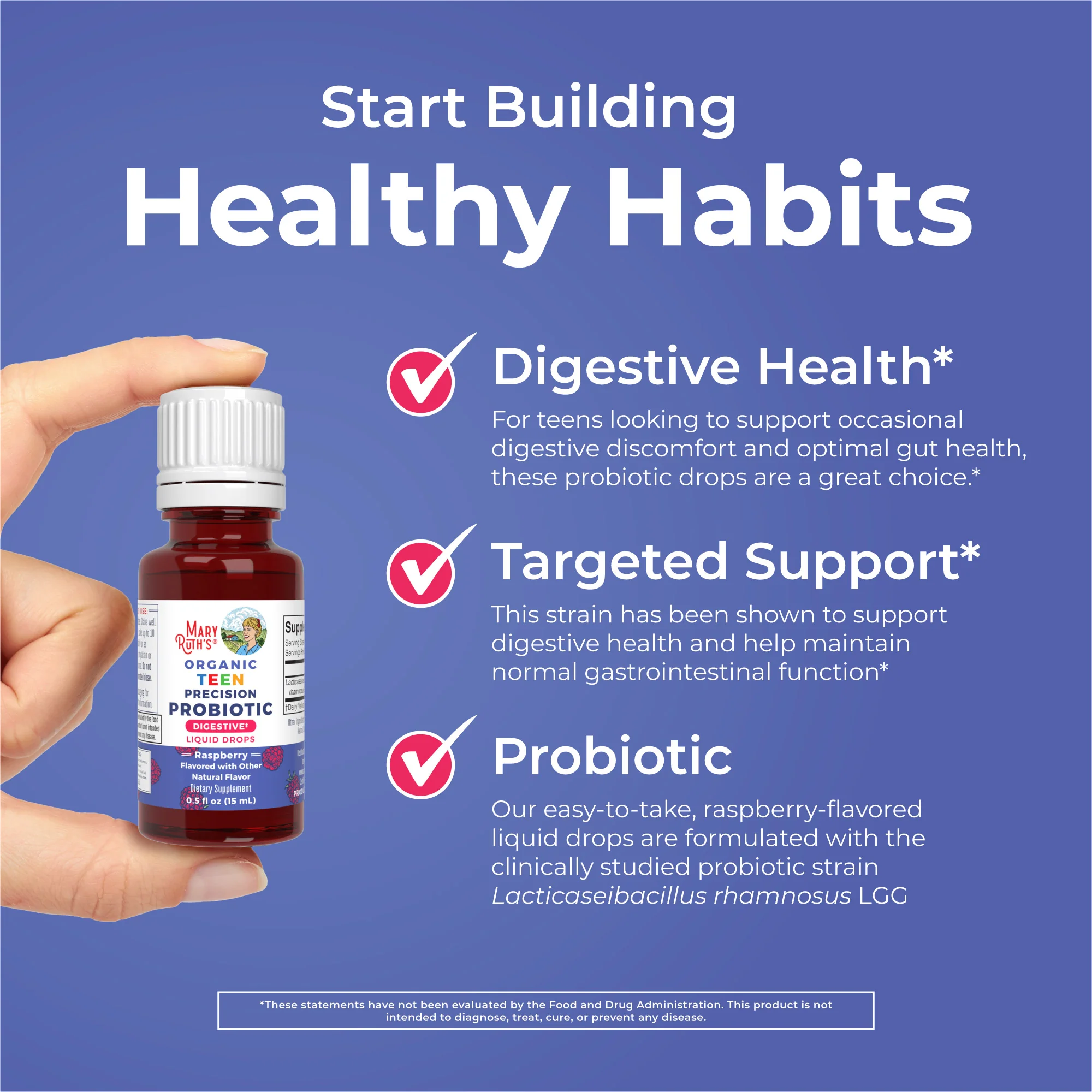 Organic Teen Precision Probiotic Digestive Liquid Drops - Image 5