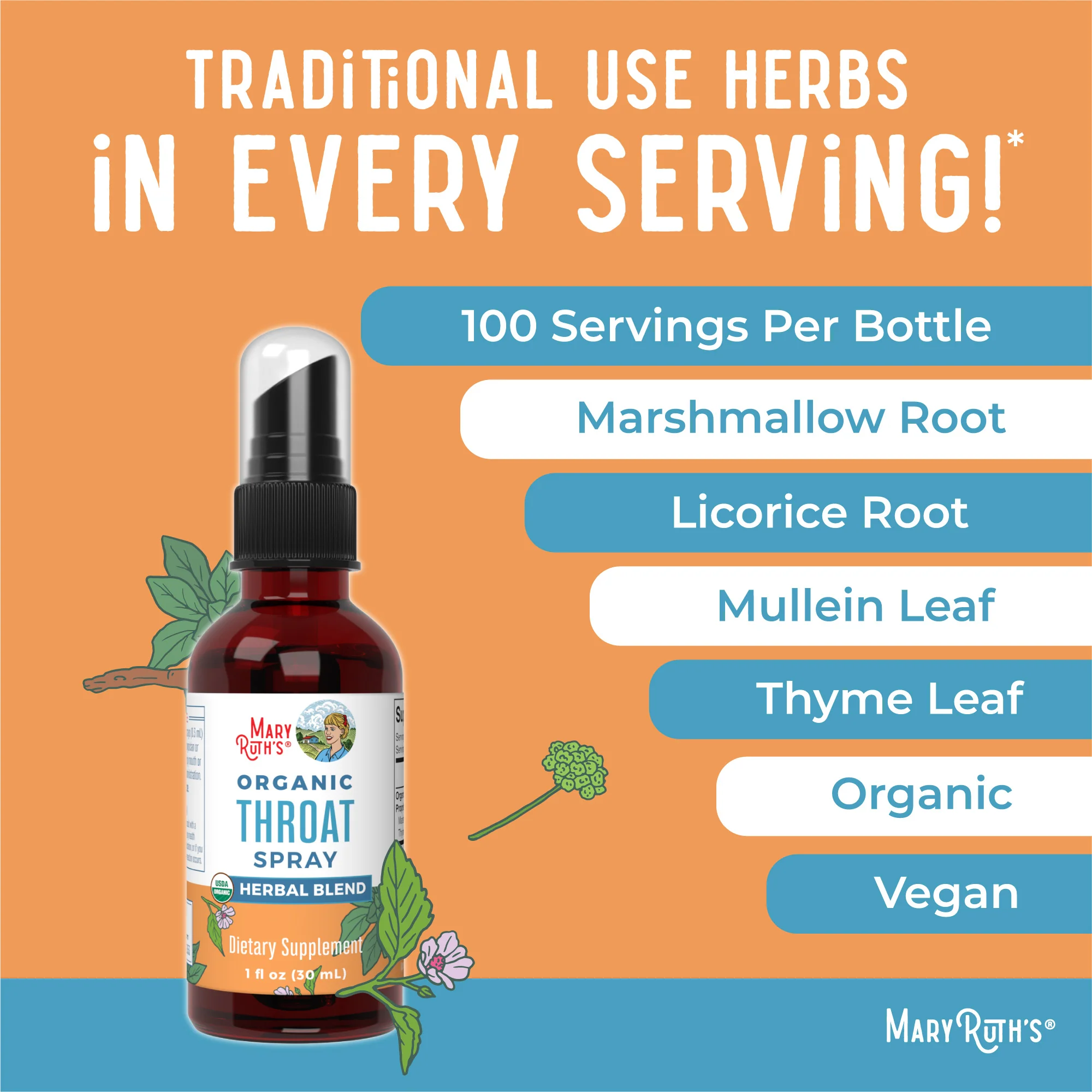 Organic Throat Spray (Unflavored) - Image 5