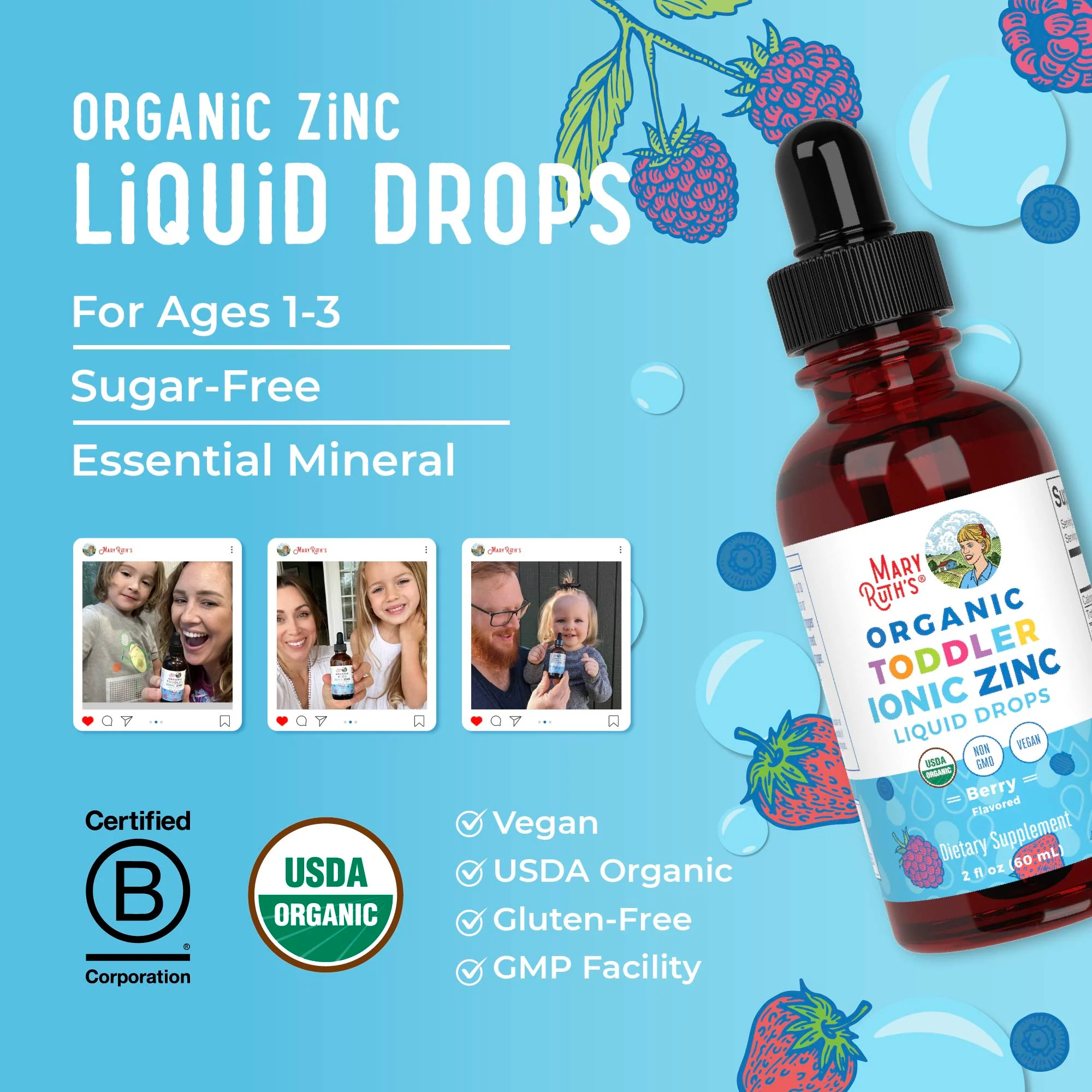 Organic Toddler Ionic Zinc Liquid Drops - Image 8