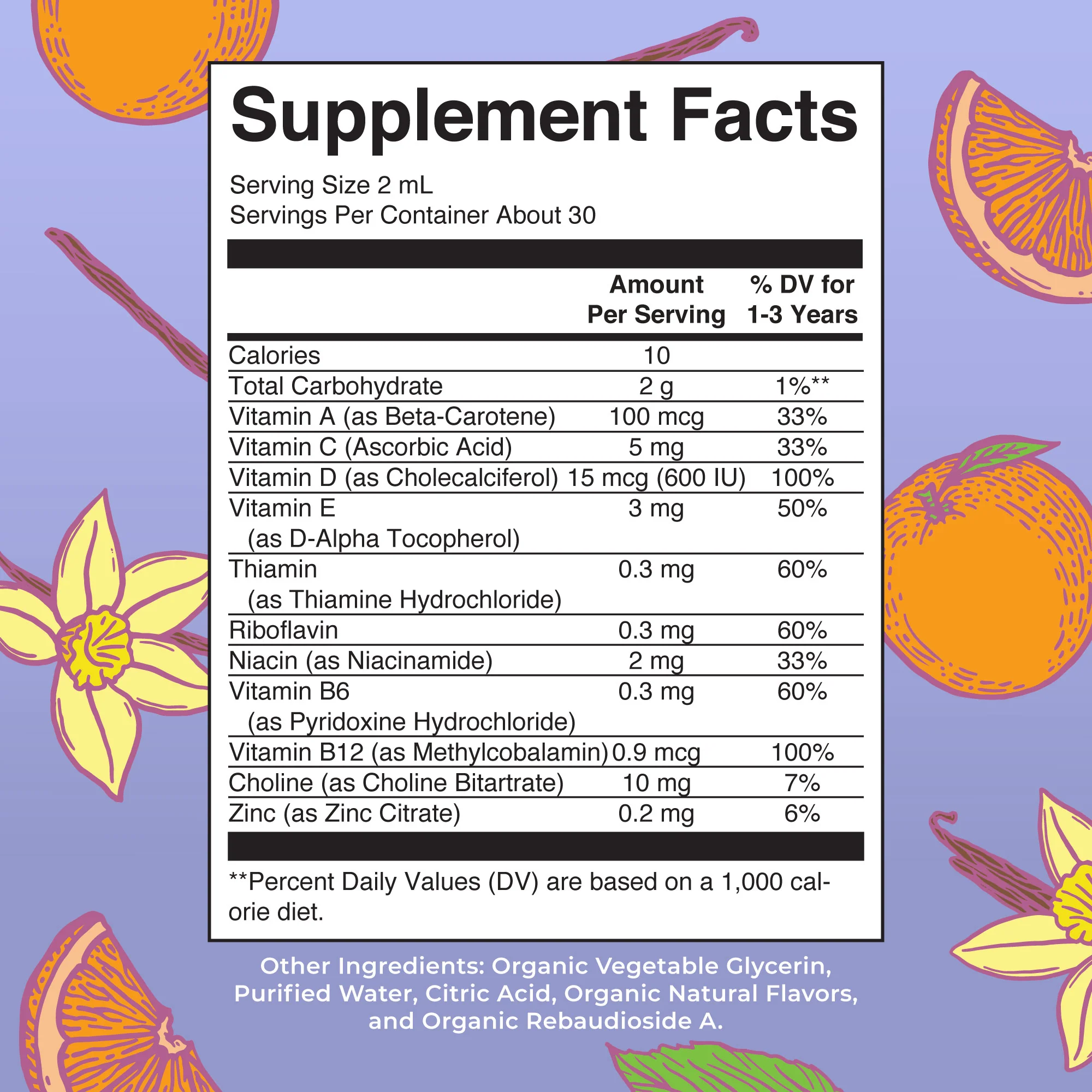 Organic Toddler Multivitamin Liquid Drops - Image 2