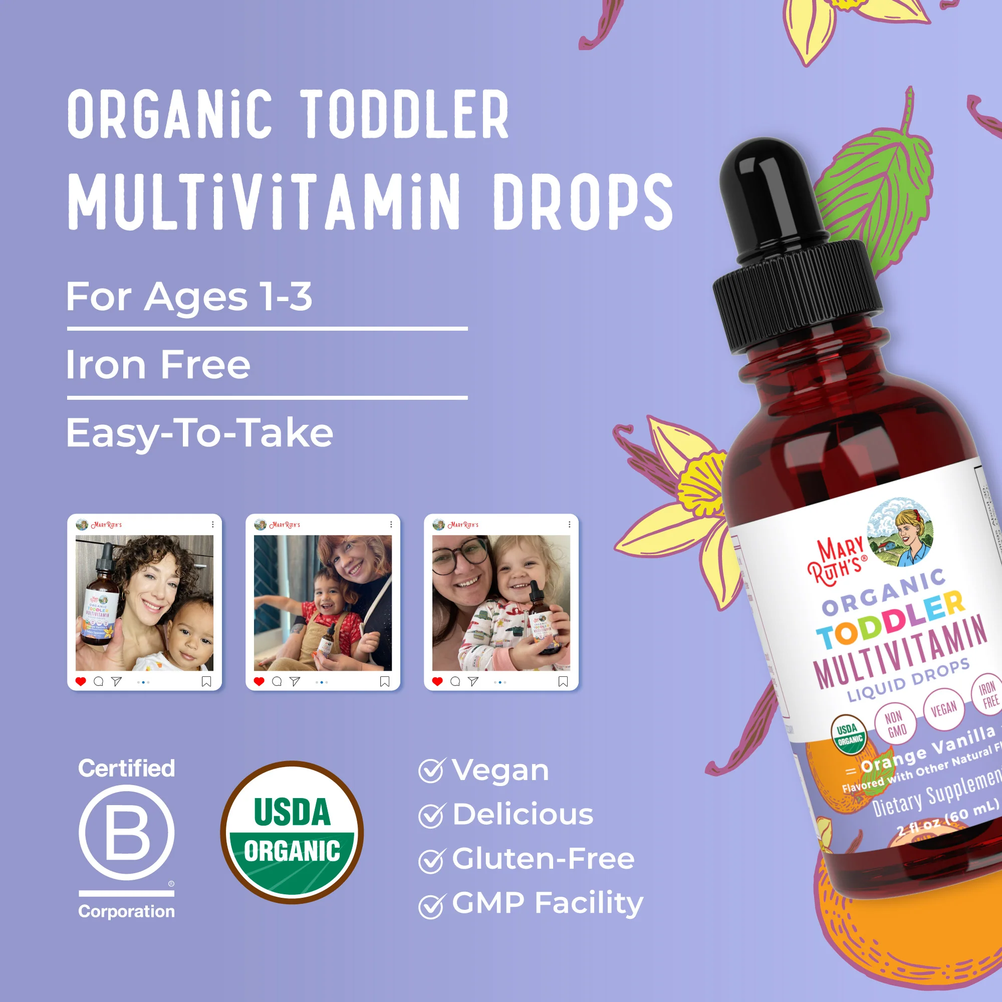 Organic Toddler Multivitamin Liquid Drops - Image 8