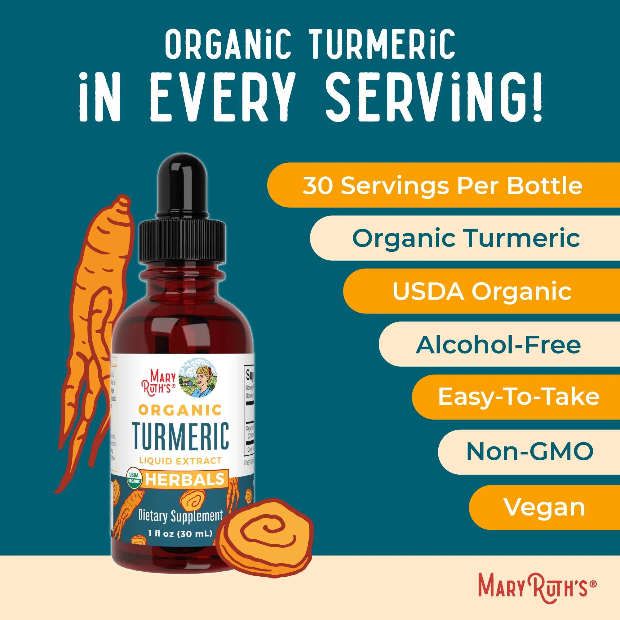 Organic Turmeric Herbal Drops - Image 7