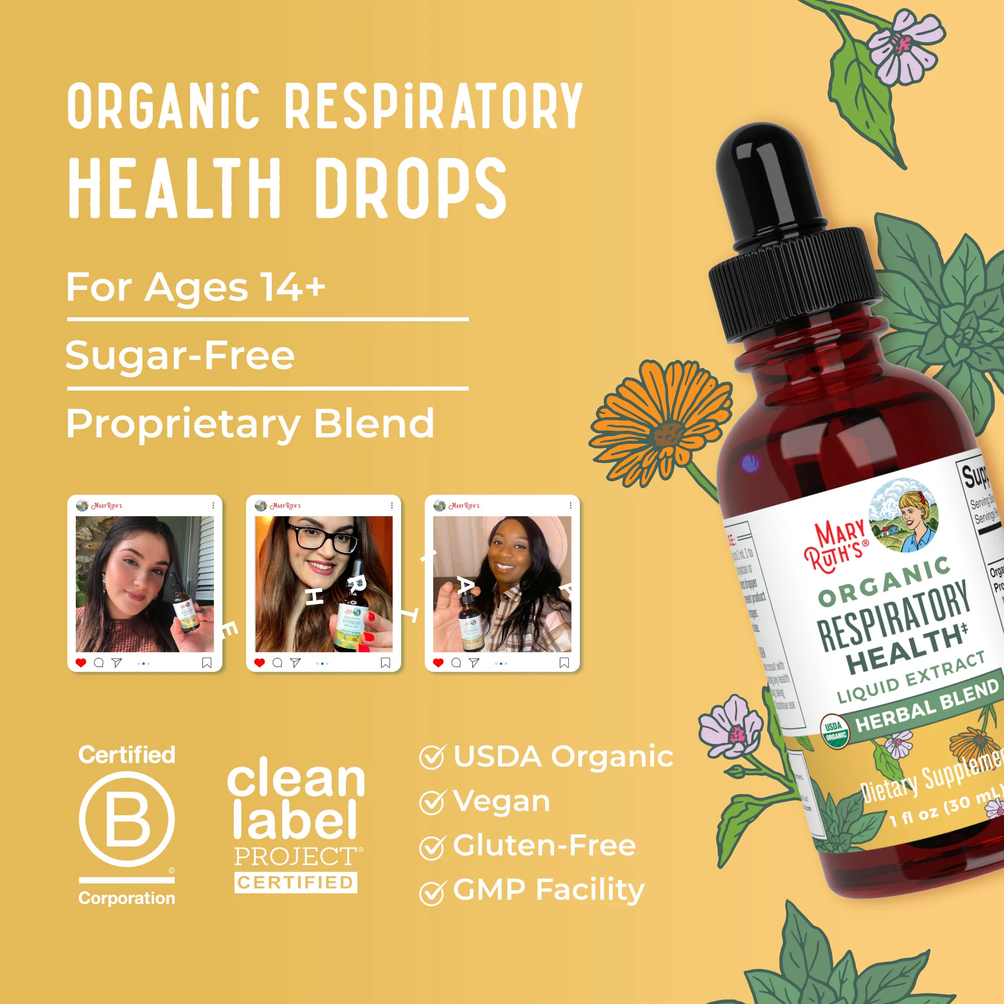 Organic Respiratory Health Herbal Blend Liquid Drops - Image 8