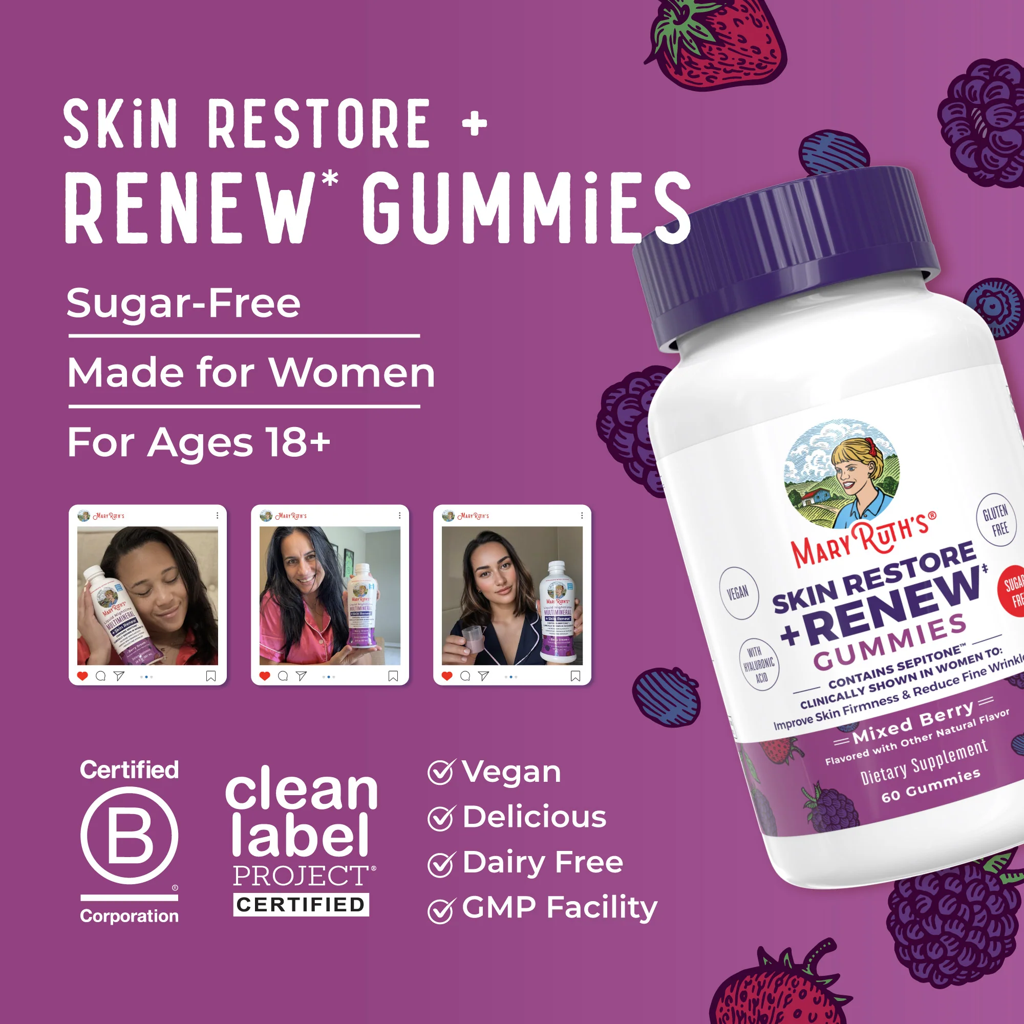 Skin Restore + Renew Gummies - Image 8