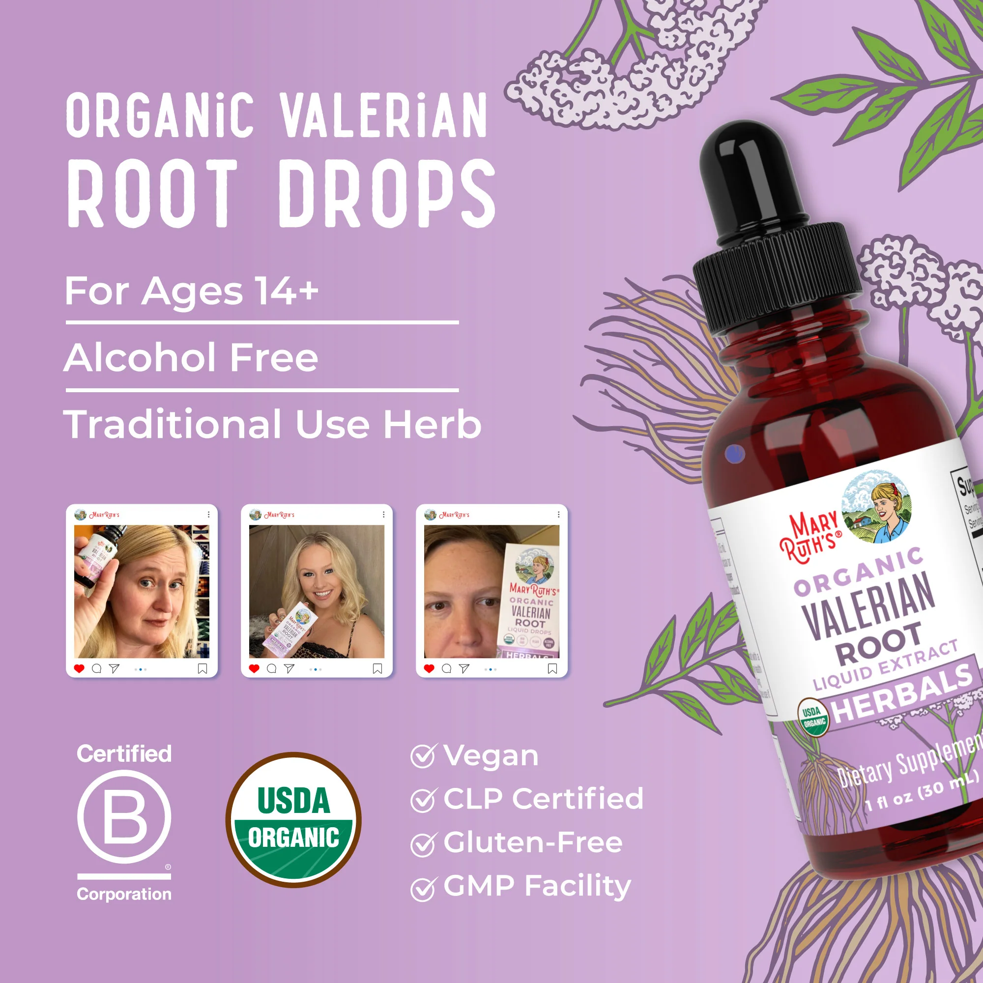 Organic Valerian Root Liquid Drops - Image 8