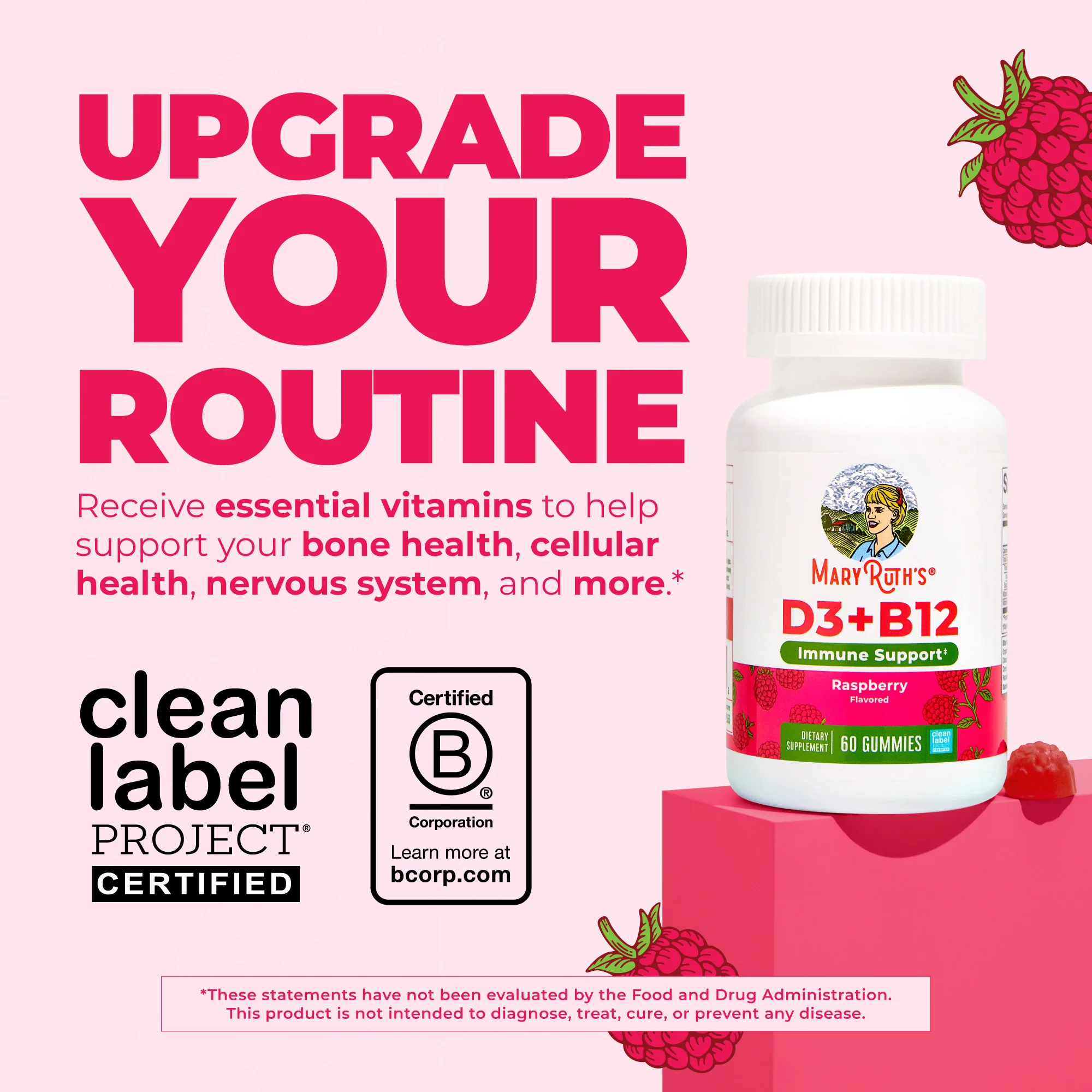 Sugar-Free D3 + B12 Gummies - Image 2