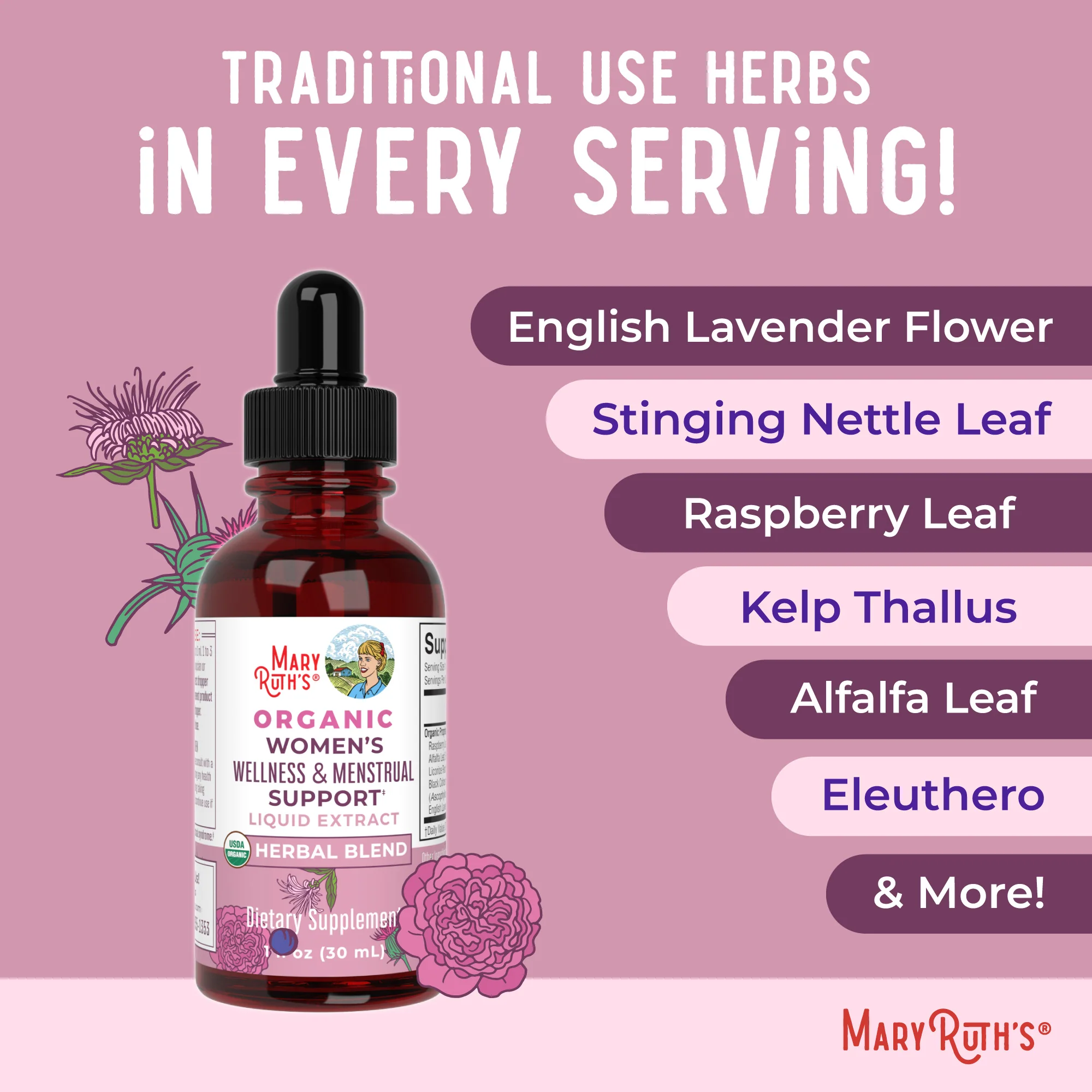 Organic Women's Wellness & Menstrual Support Liquid Drops - Image 7
